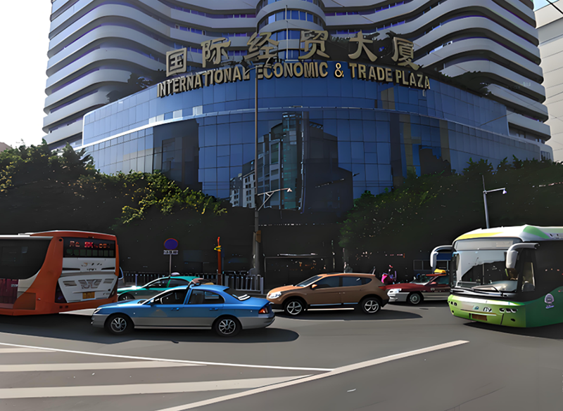 广州市商务局。地址：广州市越秀区东风西路国际经贸大厦