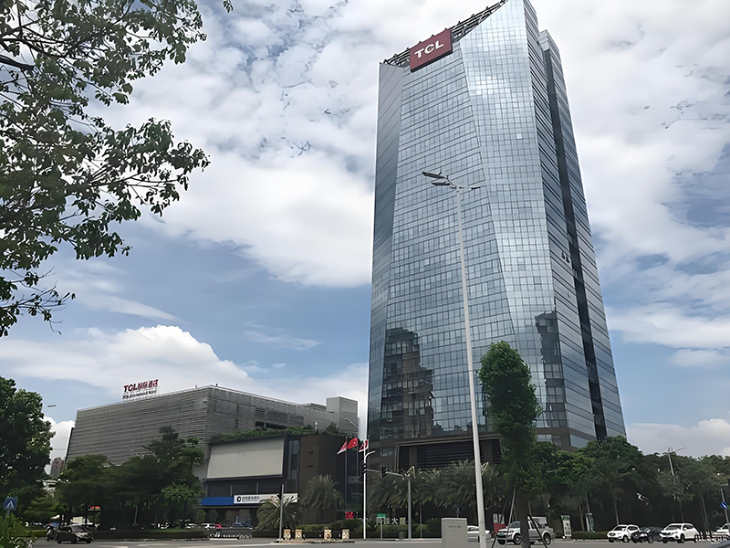 惠州市TCL科技集团。地址：惠州市仲恺高新区惠风三路17号