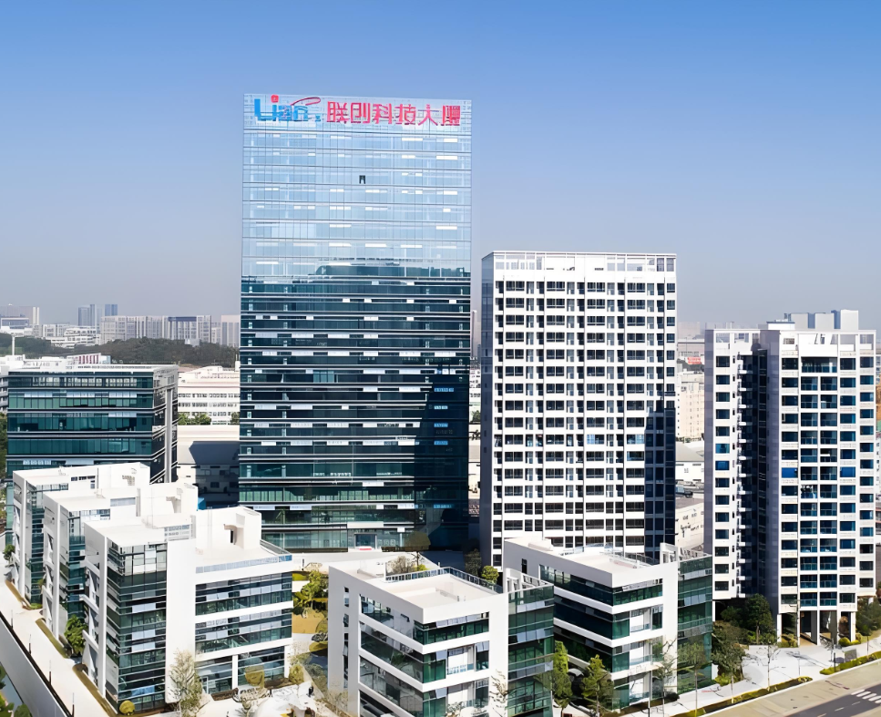 深圳联创科技集团有限公司。地址：深圳市龙岗区南湾街道布澜路21号